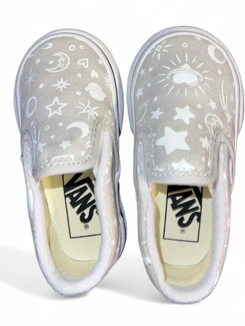 Infant toddler Vans Celestial Slip Ons 5c NWT